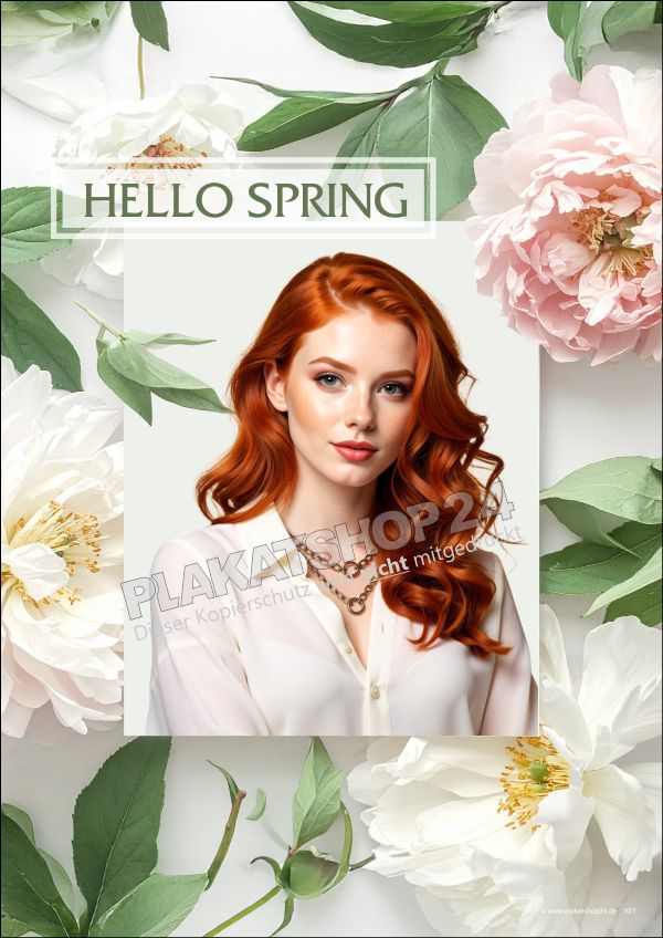 Frühlingsplakat für die Salondekoration zum Frühling Frühlingsplakat für die Salondekoration zum Frühling