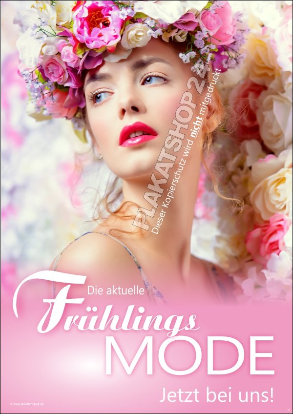Dekoplakat für neue Frühlings-Schuhmode