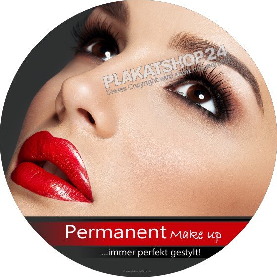 Kosmetikaufkleber Permanent Make up