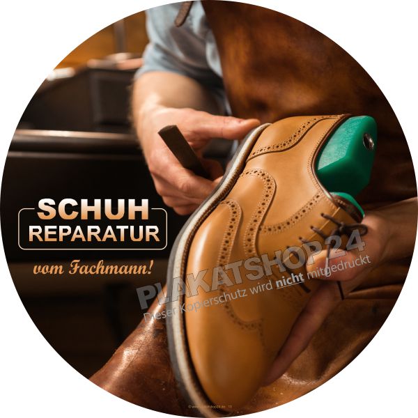 Schaufensterfolie Schuhreparatur vom Fachmann Schaufensterfolie Schuhreparatur vom Fachmann