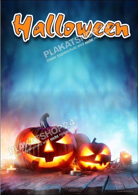 Halloween-Plakat für Aktionen oder Angebote