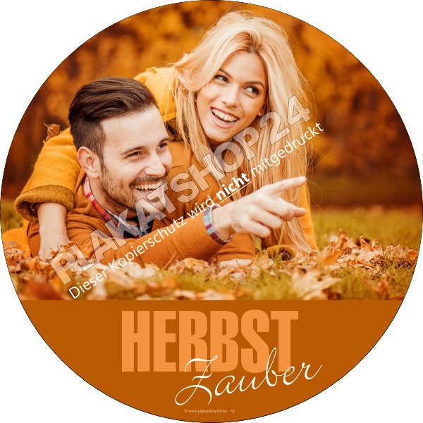 Herbstaufkleber Schaufensterdeko
