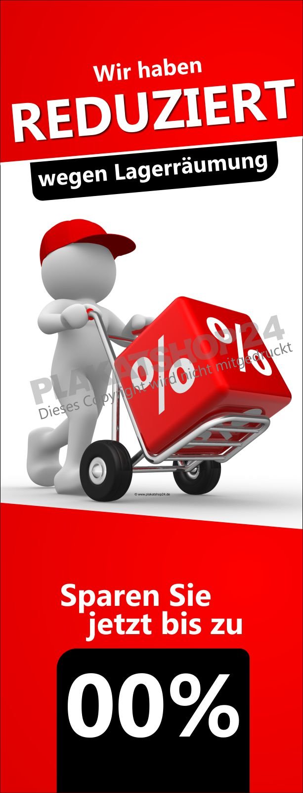 Banner Wir haben reduziert wegen Lagerräumung