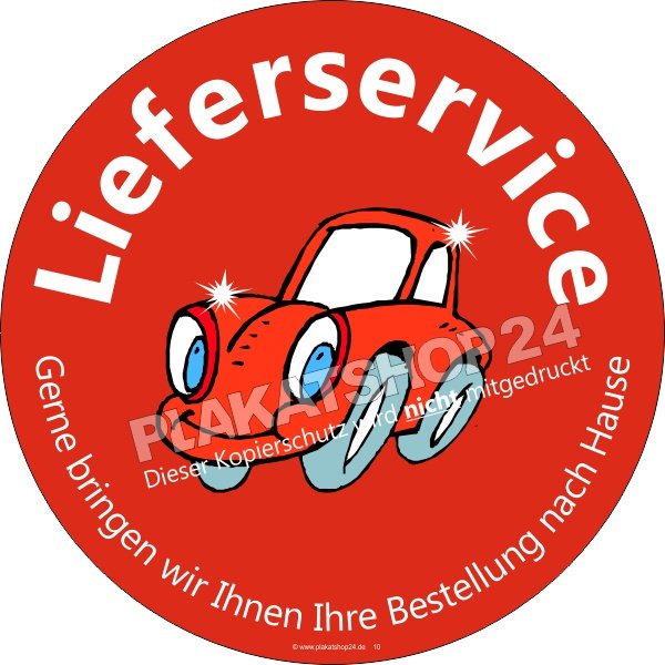Aufkleber-Lieferservice Aufkleber Lieferservice während der Coronakrise