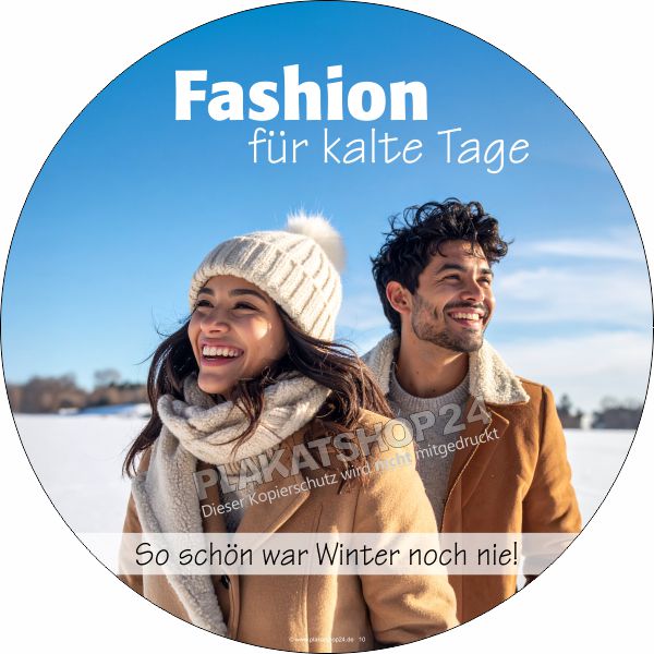 Folienaufkleber Modegeschäft Winterfashion Folienaufkleber Modegeschäft Winterfashion