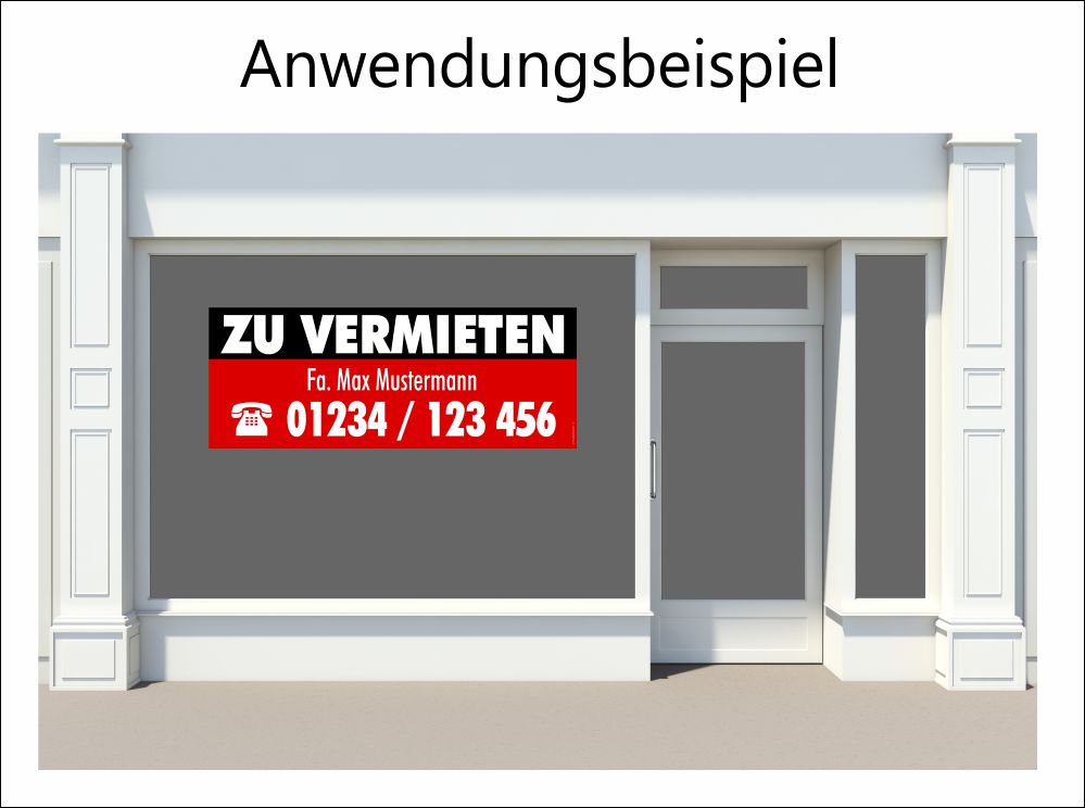 Zu vermieten Werbebanner für Immobilienmakler und Hausverwaltungen Zu vermieten Werbebanner für Immobilienmakler und Hausverwaltungen