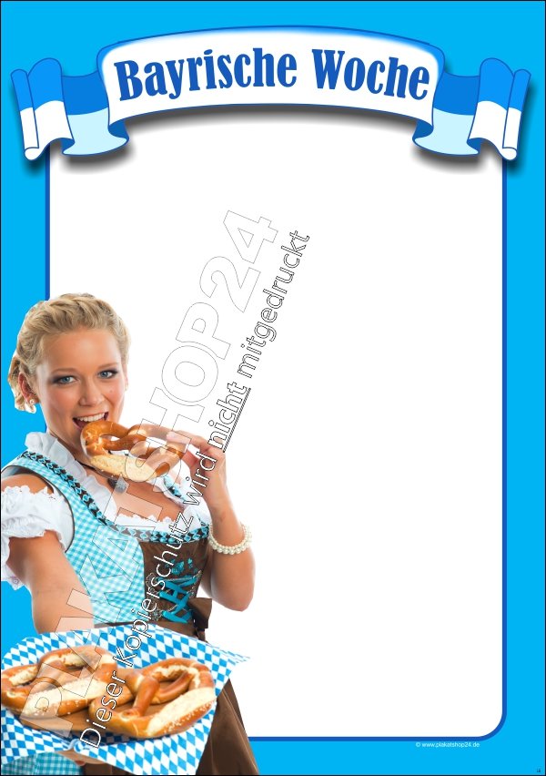 Plakat für Bayrische Woche