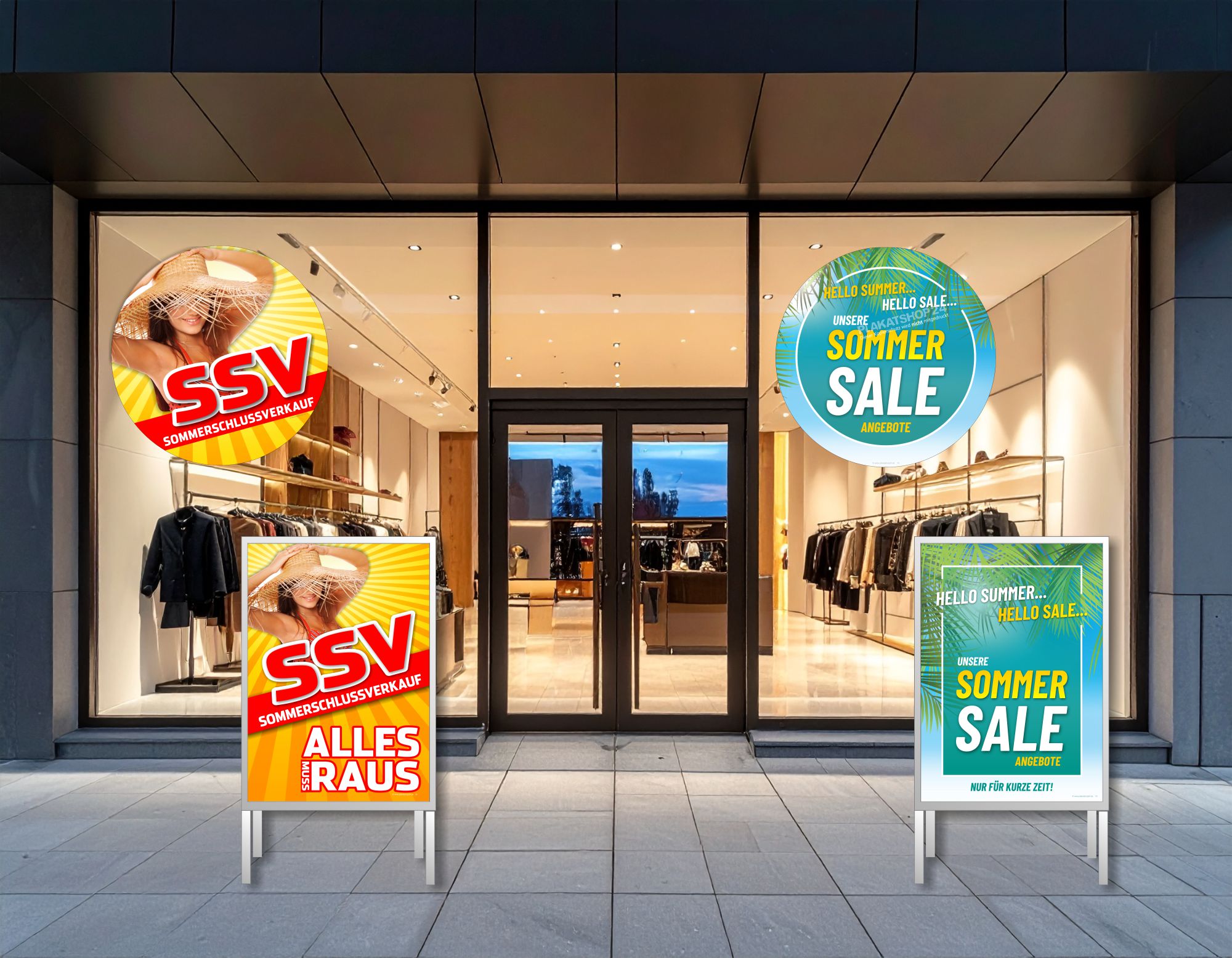 Hello Sale-Sommersale Plakat Hello Sale-Sommersale Plakat