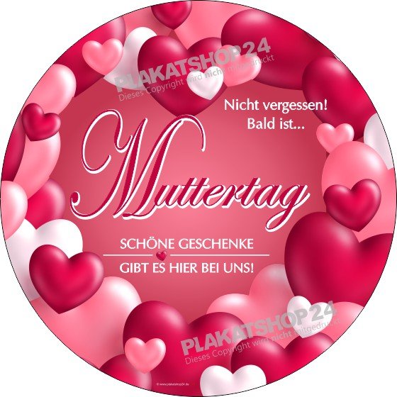 Klebefolie Muttertag - schöne Geschenke