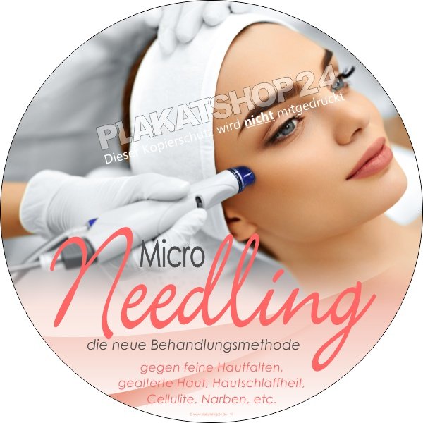 Spezialkosmetik-Werbefolie Micro Needling