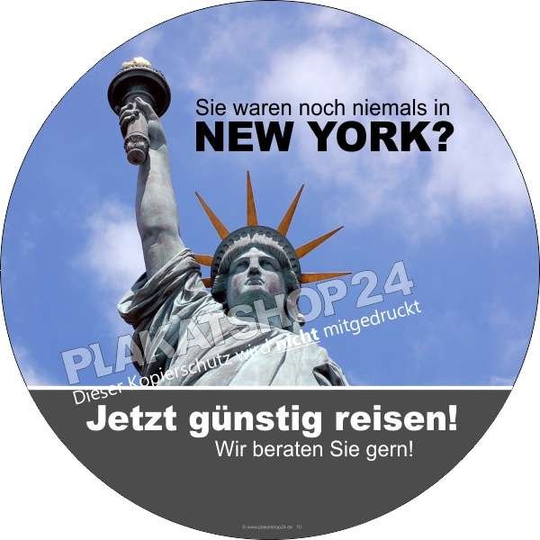 Schaufensterfolie New York-Reise