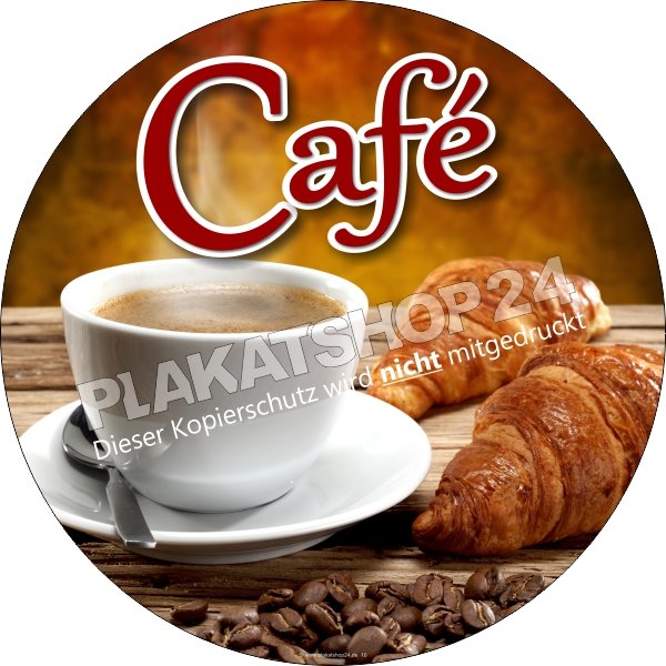 ccfcccea10cb49e014480acab16e9506 Aufkleber "Café" für die Café-Werbung