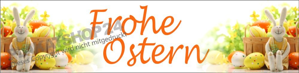 Frohe Ostern-Schaufensteraufkleber