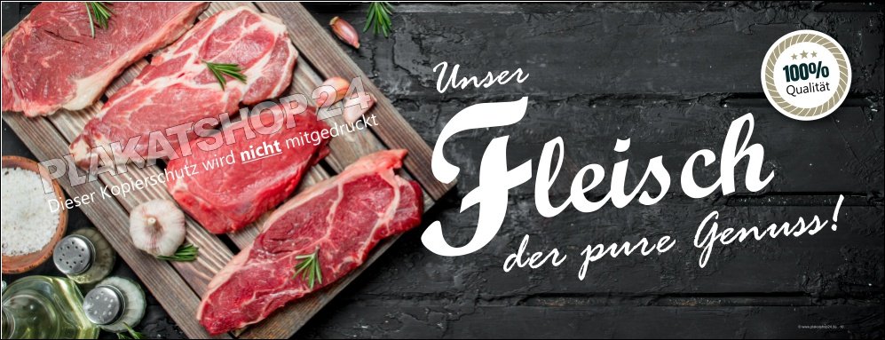 Fleischbanner Metzgereireklame