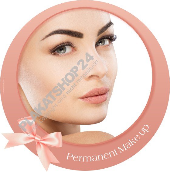 Kosmetikaufkleber Permanent Make-up