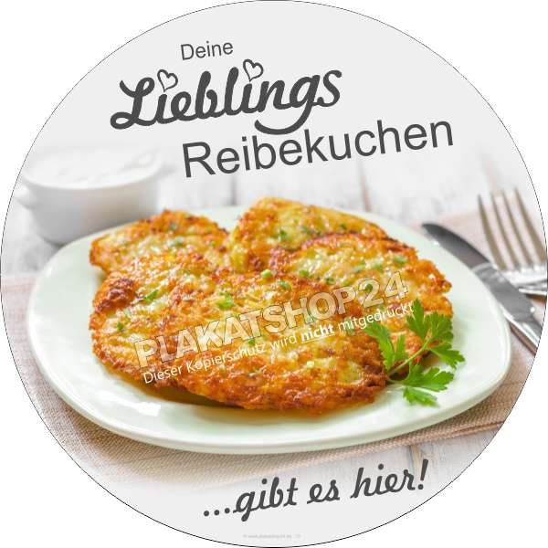 reibekuchenaufkleber Günstiger Imbissaufkleber Reibekuchen