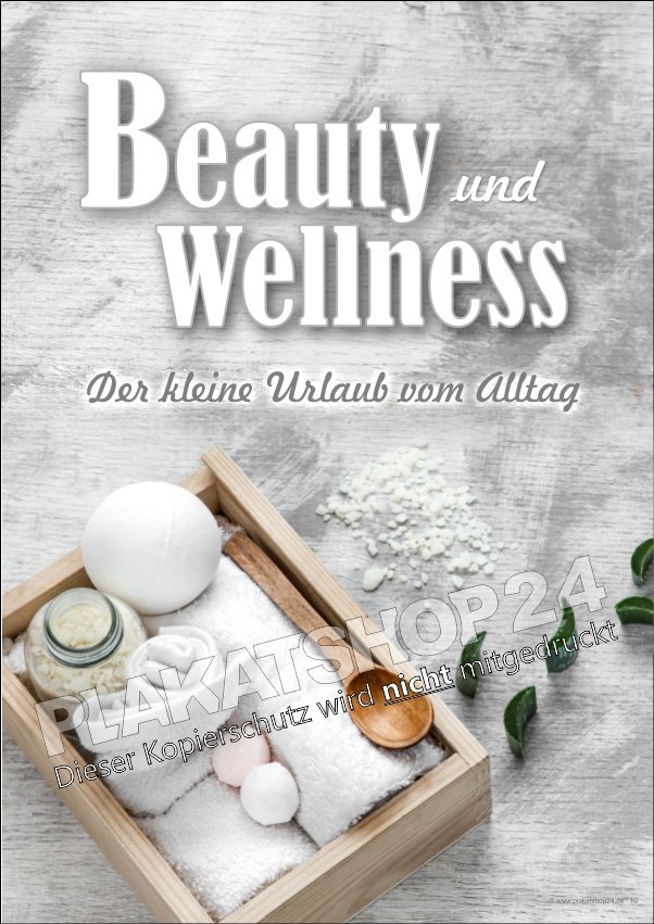Kosmetikplakat Imagewerbung Beauty / Wellness