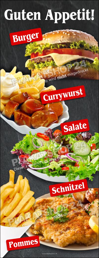 Gastrobanner mit professionellen Foodfotos