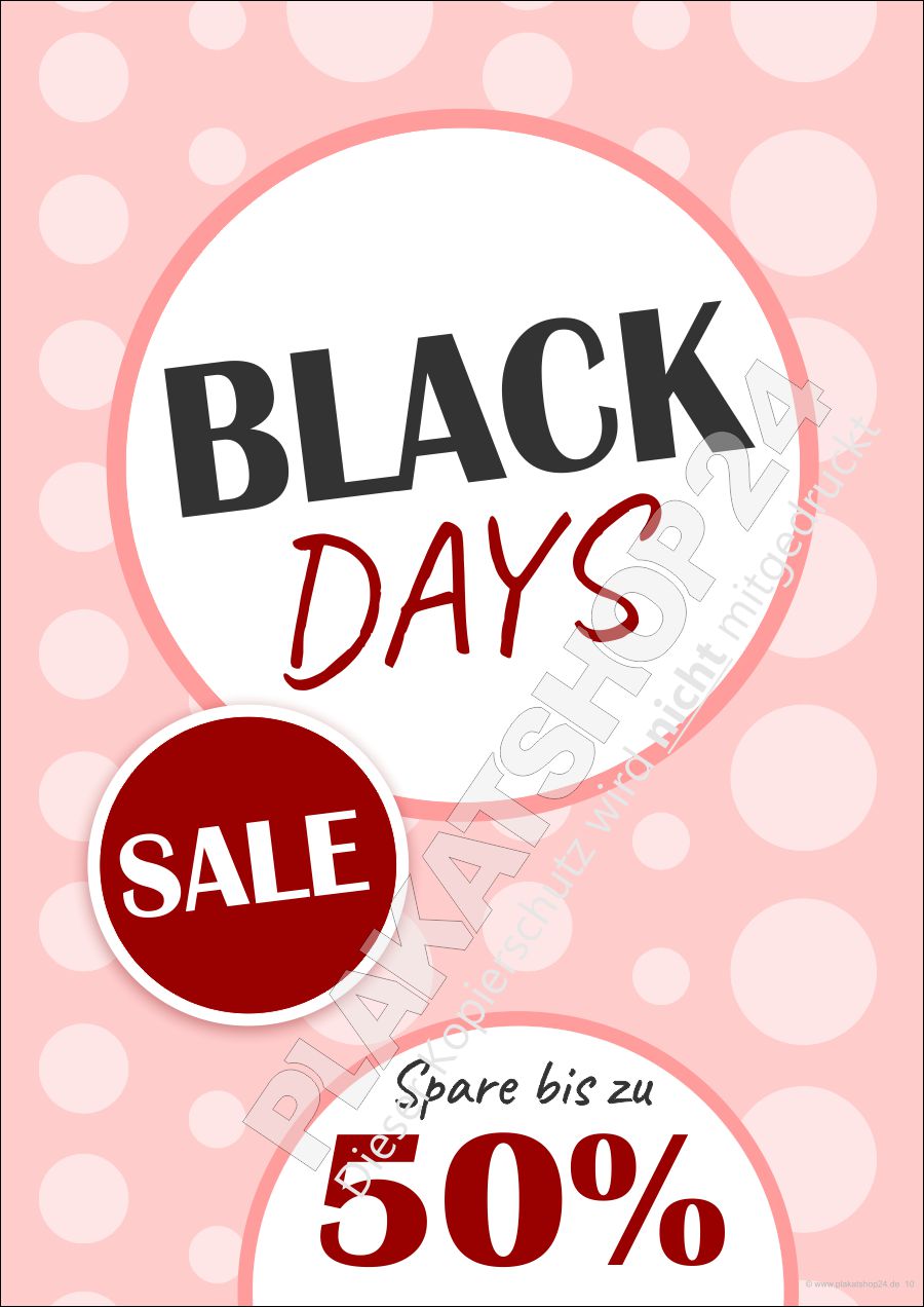Plakat Black Days Plakat Black Days
