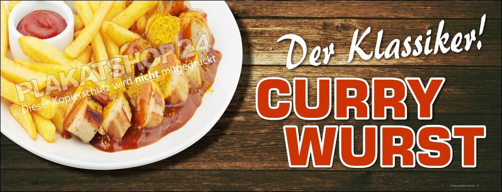 banner-currywurst Imbissbanner für Currywurst-Werbung