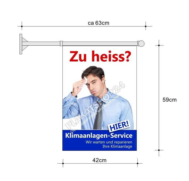 Klimaanlagendesinfektion Kfz-Werkstatt - Werbemedien