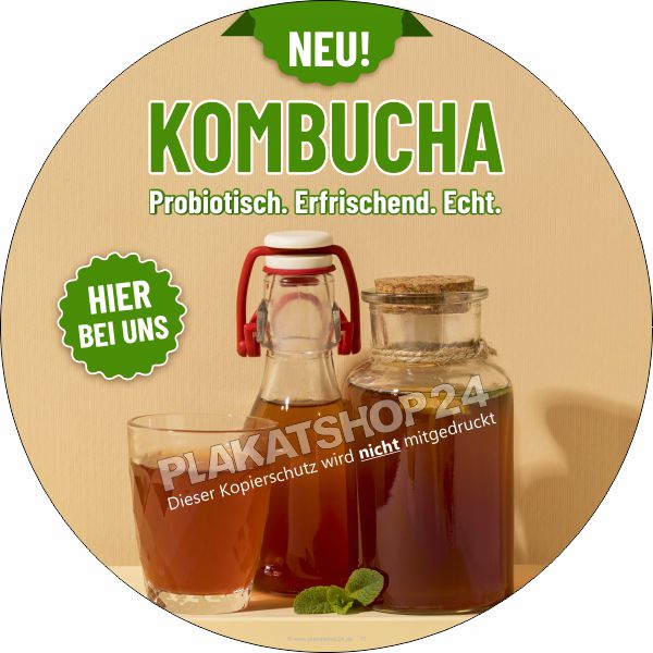Kombucha Werbefolie
