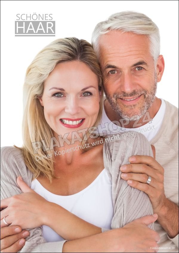 Styling-Poster für Damen- und Herrencoiffeur