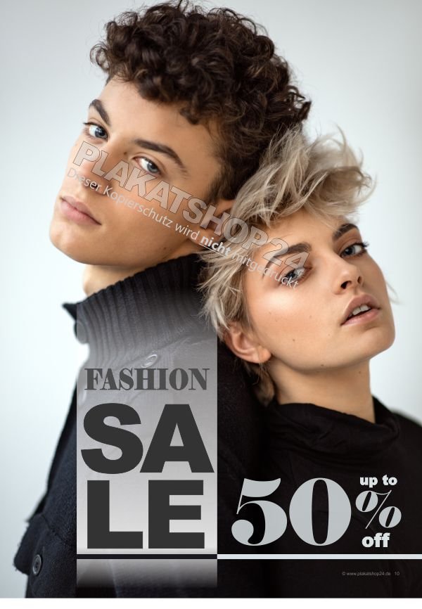 Werbeposter Fashionsale