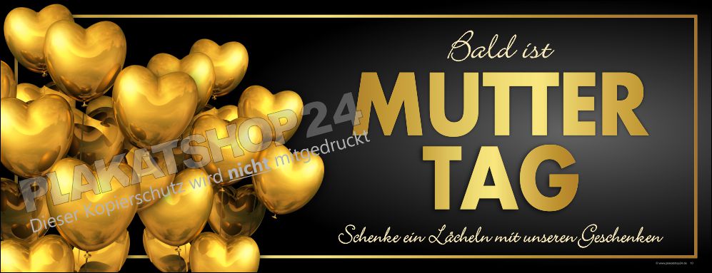 Werbeplane zum Muttertag Werbeplane zum Muttertag