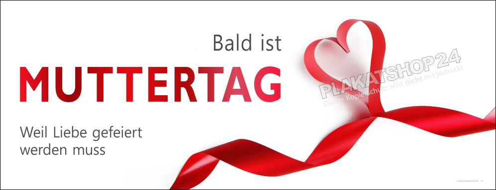 Banner für Muttertags-Werbung