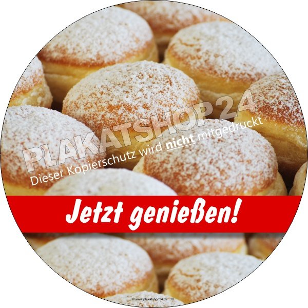 Aufkleber_Berliner Klebefolie für Berliner / Pfannkuchen / Krapfen