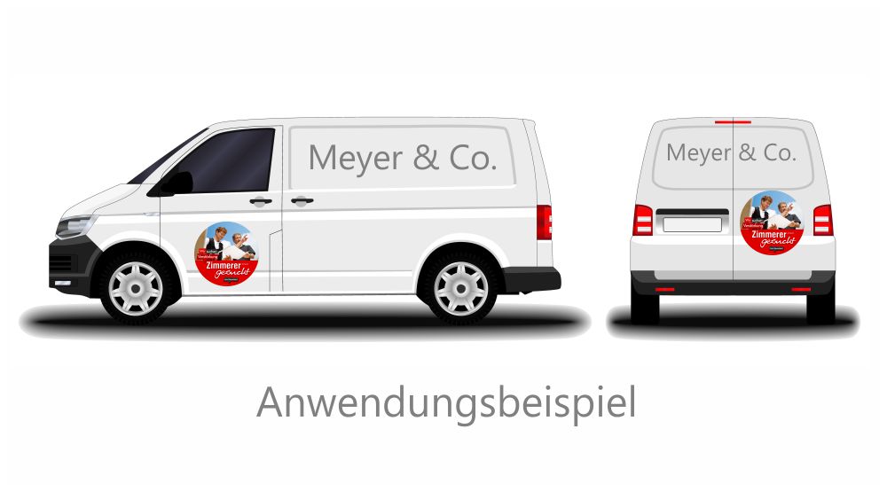 Werbefolie Zimmerer / Zimmermann gesucht