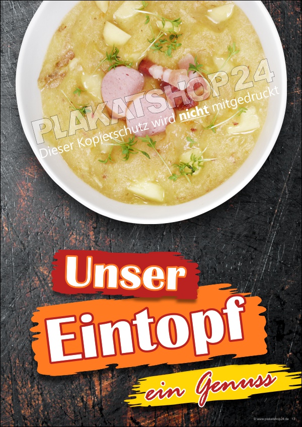 werbeplakat-eintopf Werbeplakat für köstliche Eintop-Gerichte