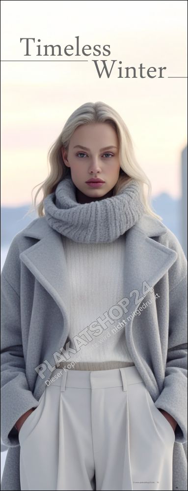 Werbebanner Wintermode Modesalon Werbebanner Wintermode Modesalon