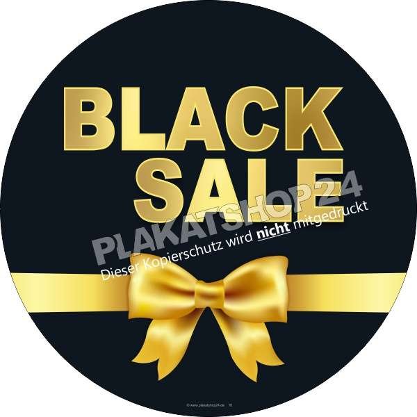 aufkleber-black-sale Reduziertaufkleber Black Sale Day