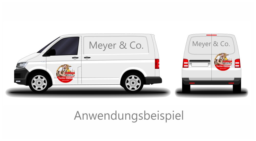 Klebefolie Teamkollege Tischler gesucht