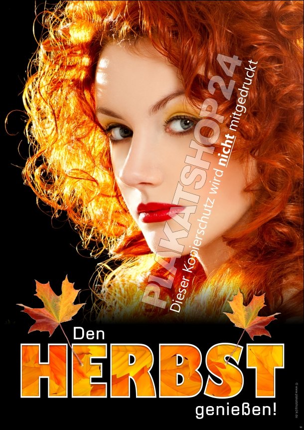 Herbst-Plakat Den Herbst genießen!