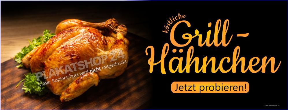 imbissbanner-grillhaehnchen Imbissreklame Grillhähnchenbanner