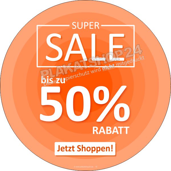 Super-Sale-Fensterfolie für mehr Umsatz im Sale-Verkauf