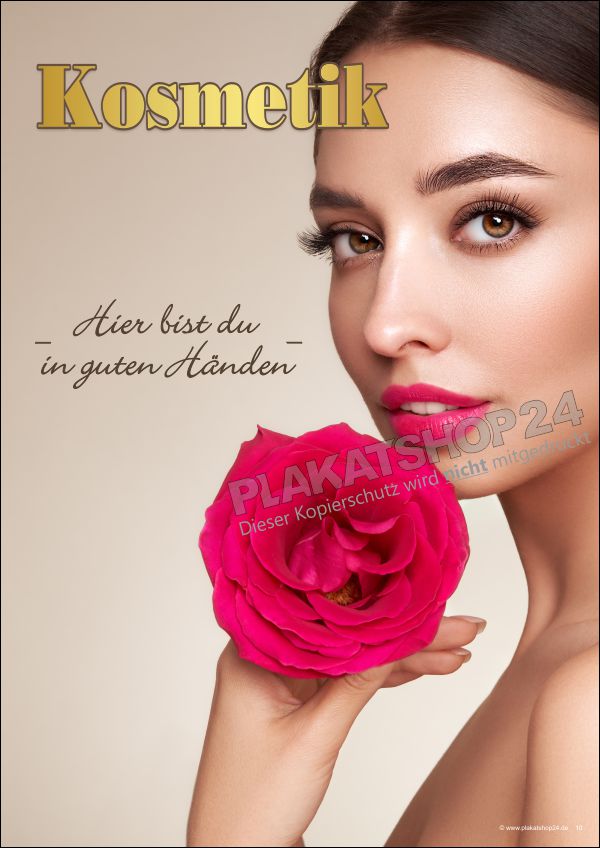 Werbeplakat für Beauty-Institut
