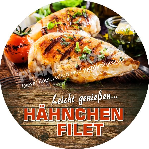 aufkleber-haehnchenfilet Werbefolie für den Genuss von Geflügel