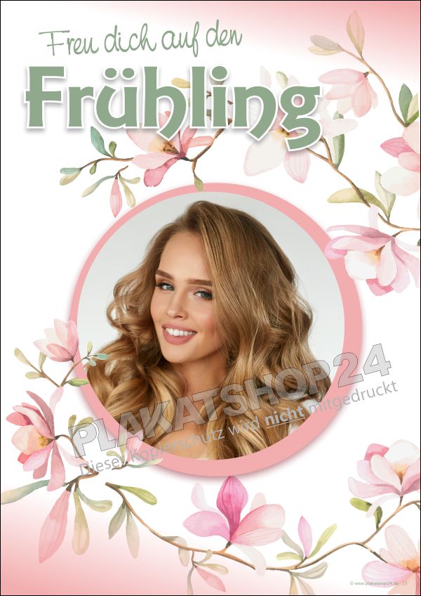 fruehlingsposter-fuer-frisuersalon Poster für Frühlingsdeko Friseursalon