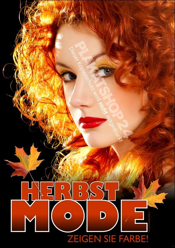 Poster Herbstmode