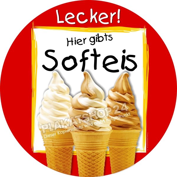 36794eb61d3eb31c0ea045ec1397c138 Softeis-Sticker (Aufkleber mit Softeis-Motiv)