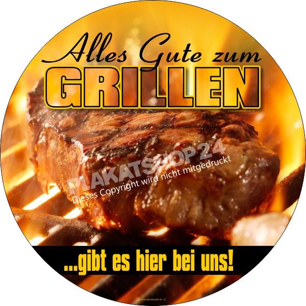 Werbefolie für die Grillsaison