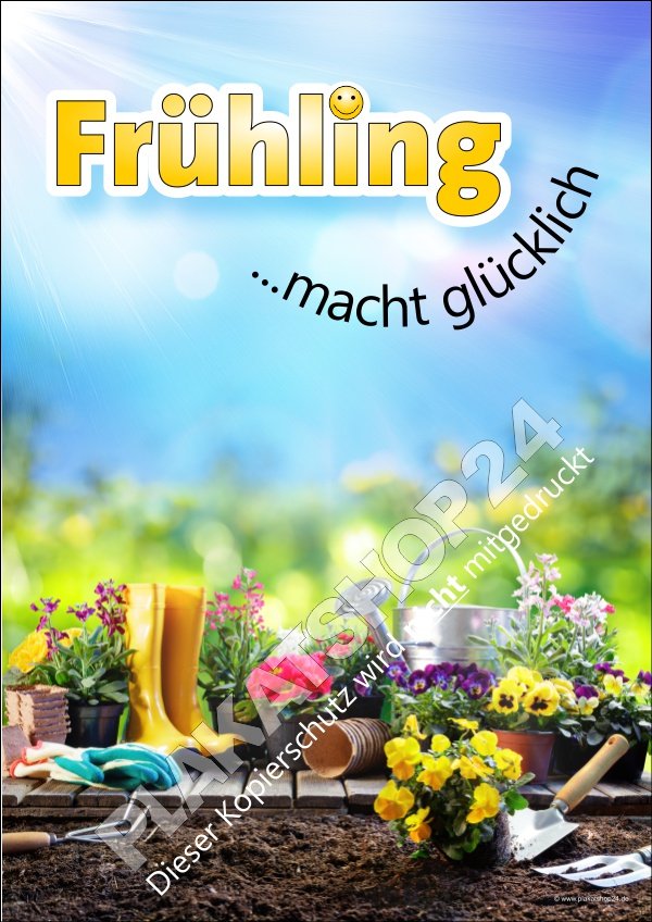 Fruehlingsposter5a5475201ff80 Dekoposter für Frühlingsdekoration