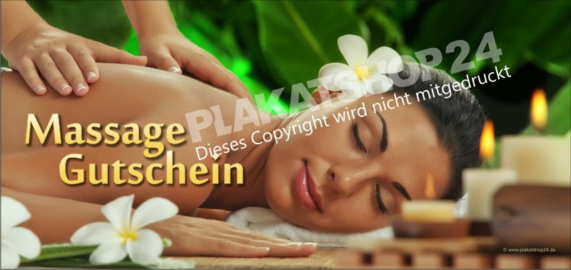 Massage Geschenkgutschein