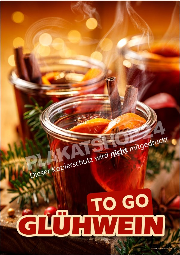Glühwein-to-go-Plakat