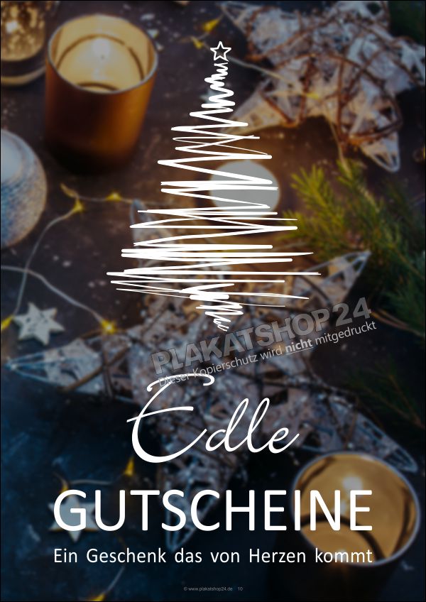 Poster für den Verkauf von Geschenkgutscheinen Poster für den Verkauf von Geschenkgutscheinen