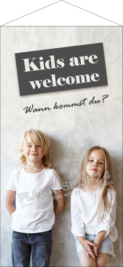 Friseur-Stoffbanner für Kinderhaarschnitte